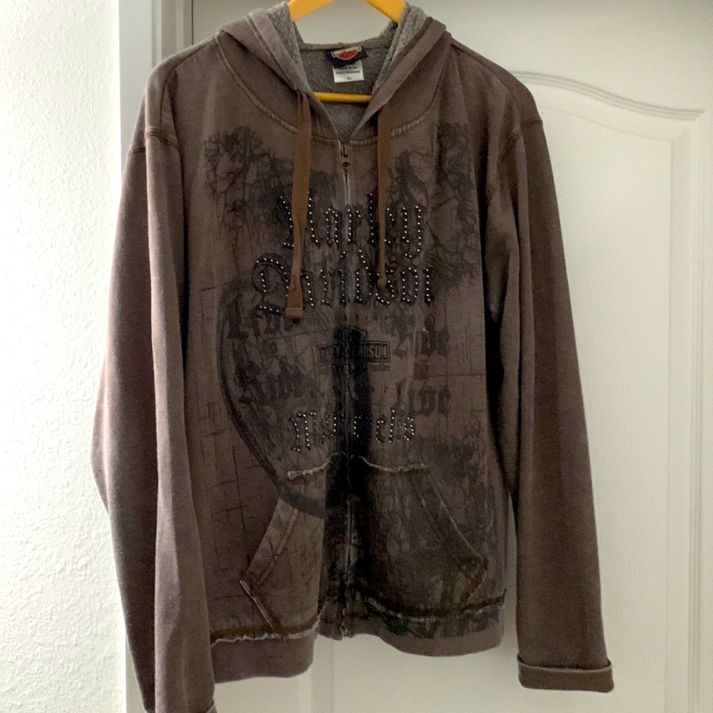 Ladies Harley Davidson Zip Up Hoodie